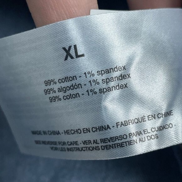 Gloria Vanderbilt XL Denim Button-Up Shirt With Pockets d0849 - Picture 6 of 8